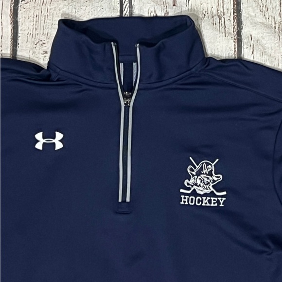 Seton Hall Prep New Jersey Under Armour Athletic Blue Pullover Jacket - Picture 2 of 4